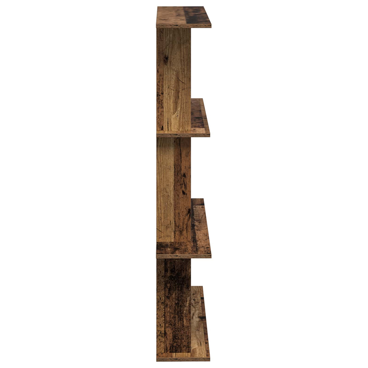 Polica zidna Smeđa 100 x 20 x 126 cm Konstruirano drvo
