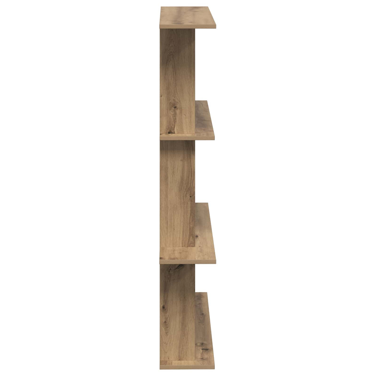 Polica zidna Smeđa 100 x 20 x 126 cm Konstruirano drvo