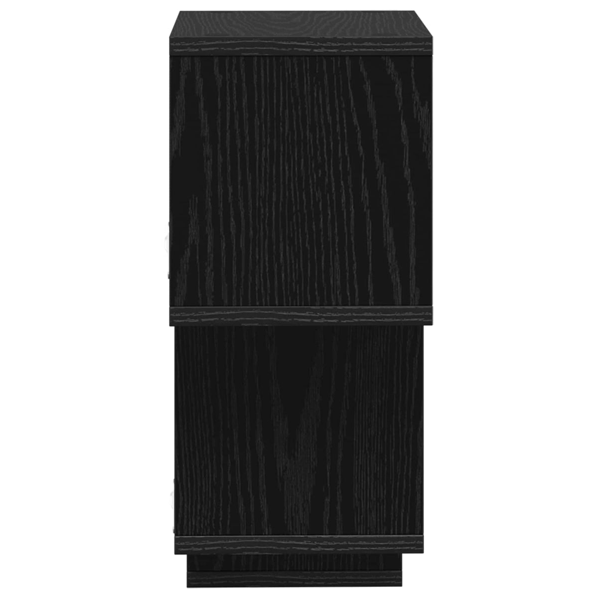 Lebdeća polica Zidna montaža Crna 87 x 20 x 55 cm