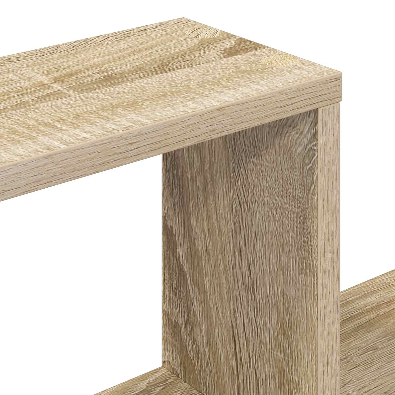Polica na zidu Zidna montaža Smeđa 91,5 x 15 x 76 cm