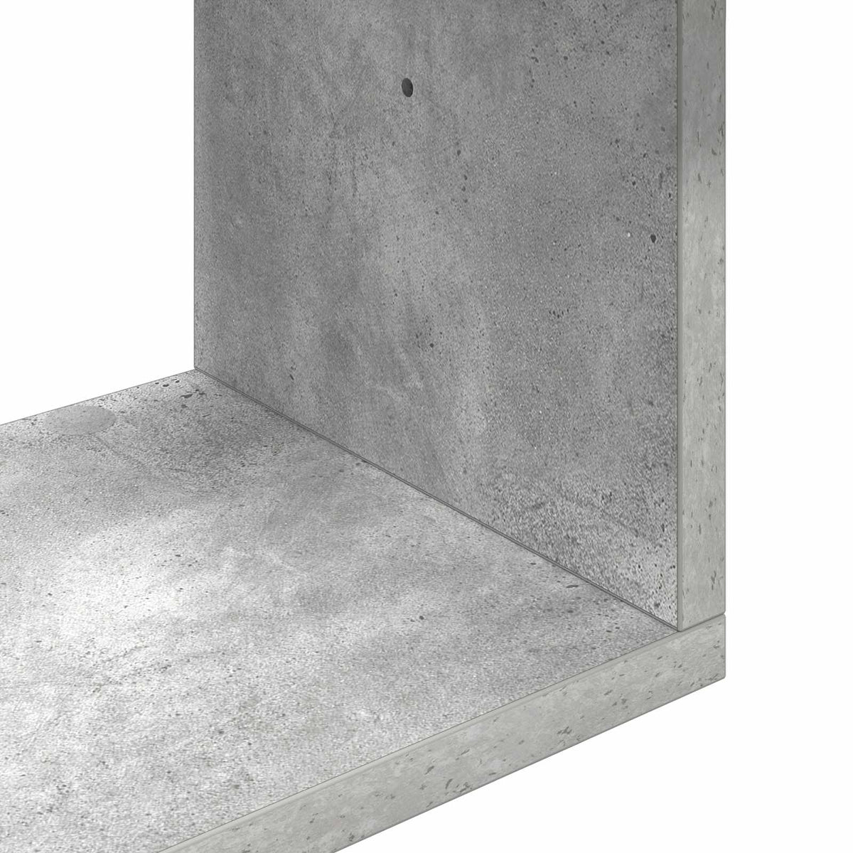 Polica na zidu Zidna montaža Betonska siva 32 x 21 x 107 cm
