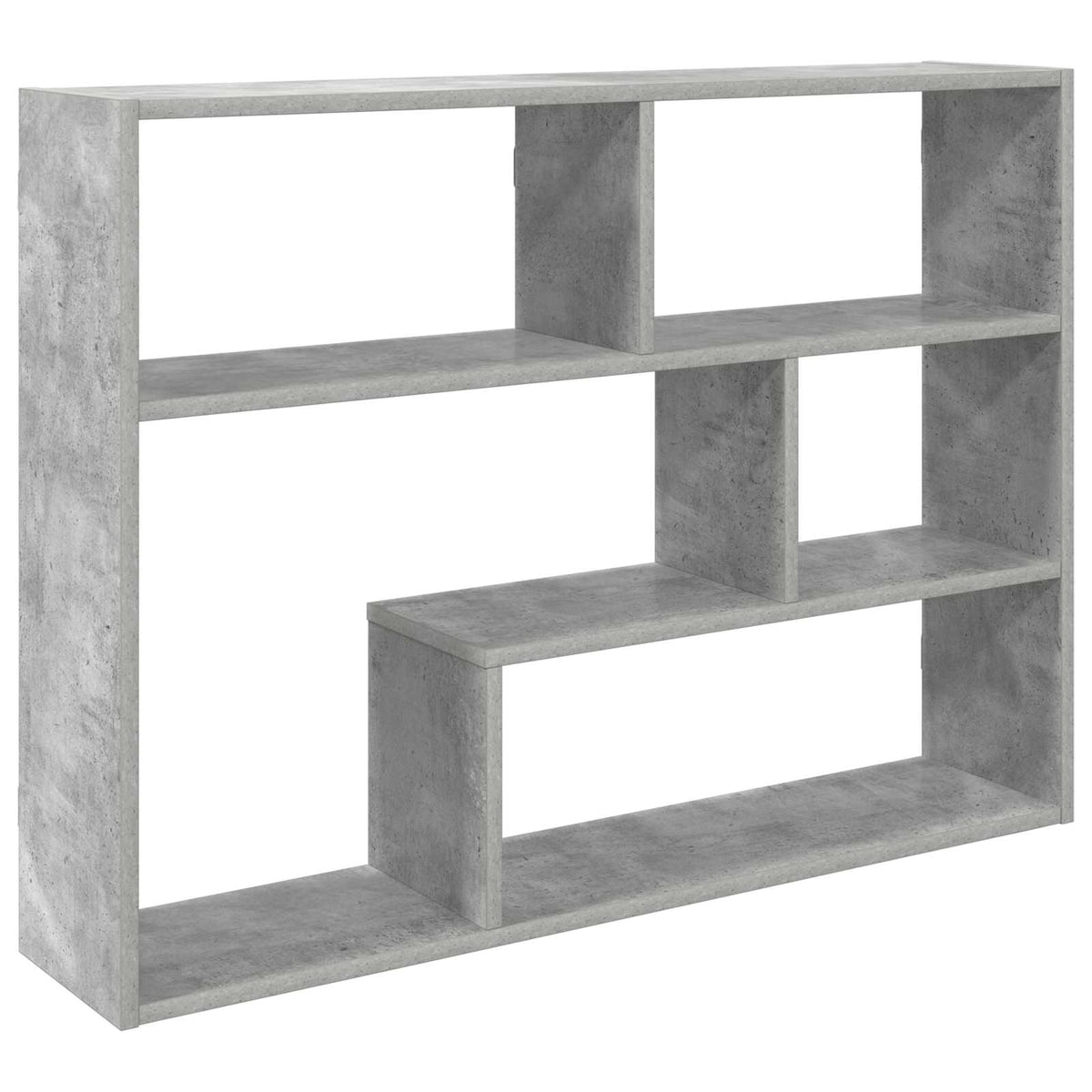 Polica na zidu Zidna montaža Betonska siva 95 x 20 x 69,5 cm