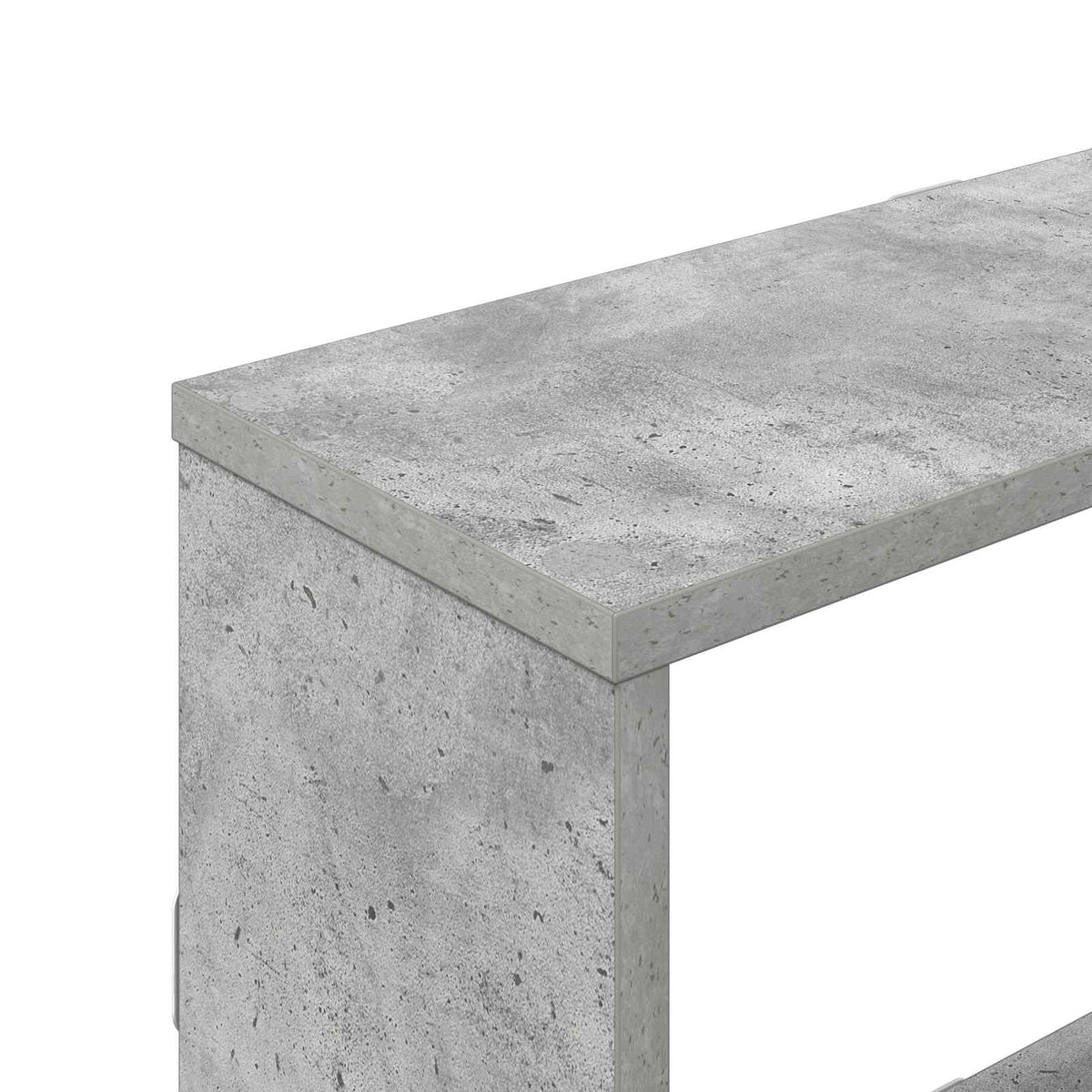 Polica na zidu Betonska siva 122 x 18 x 60 cm Konstruirano drvo
