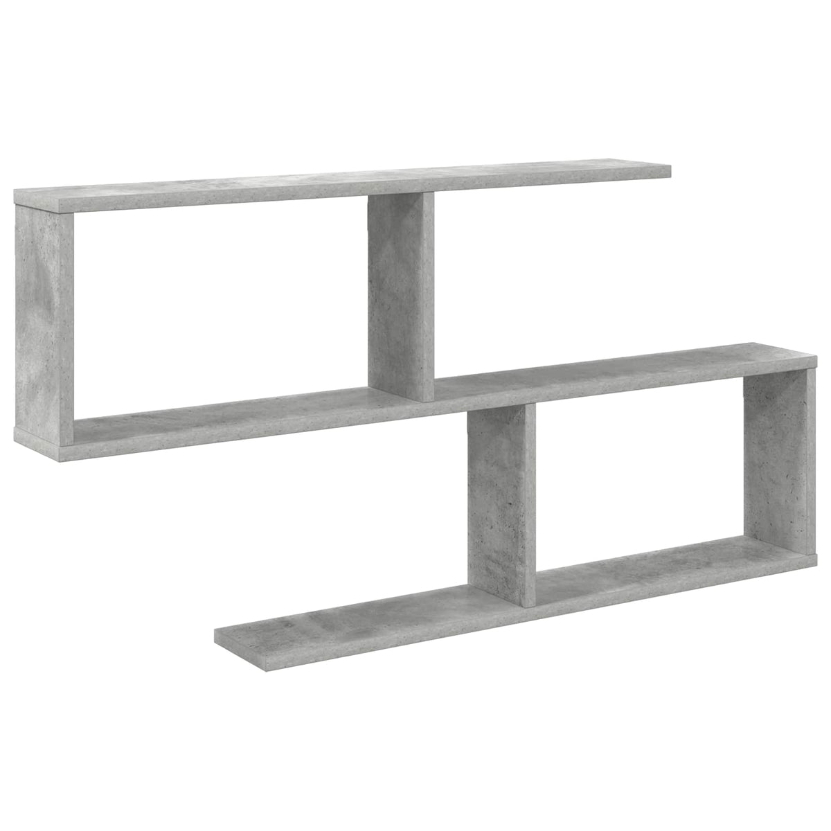 Polica na zidu Betonska siva 100 x 12 x 50,5 cm