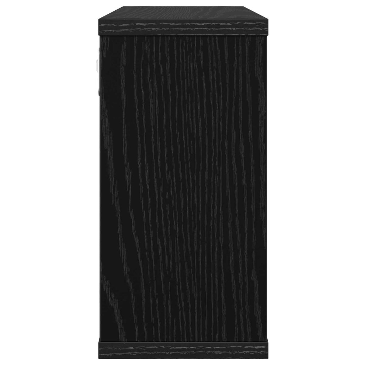 Plutajuće police Crni hrast 80 x 15 x 30 cm Konstruirano drvo