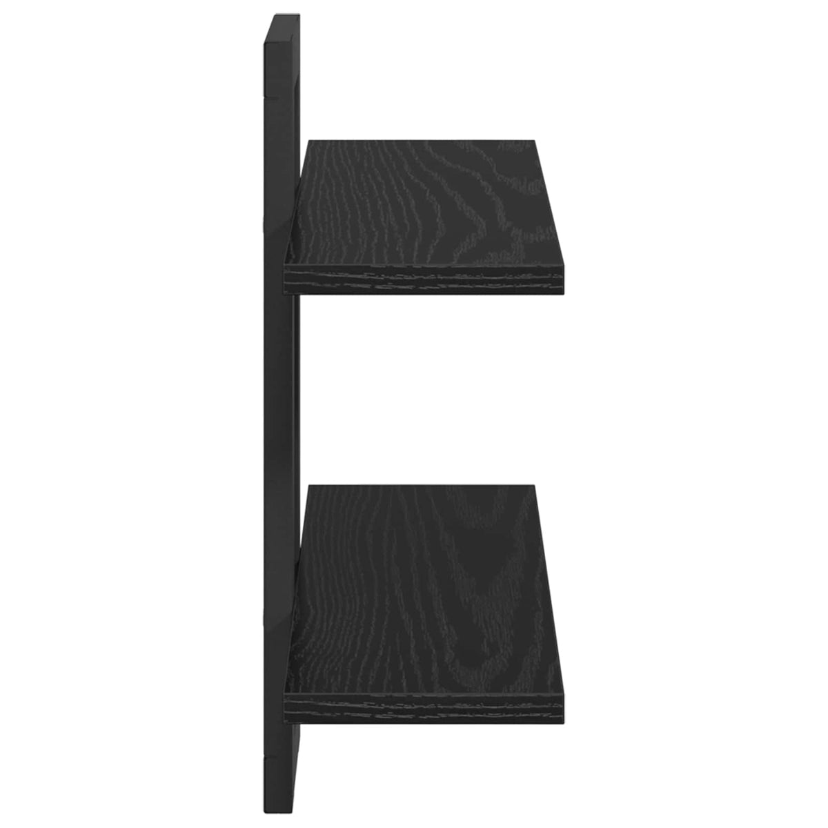 Plutajuće police Crni hrast 40 x 15 x 40 cm Konstruirano drvo