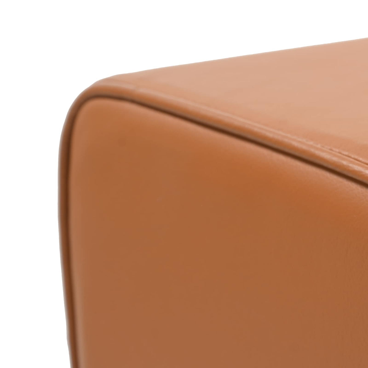 klupa Smeđa 110 x 30 x 45 cm Prava koža