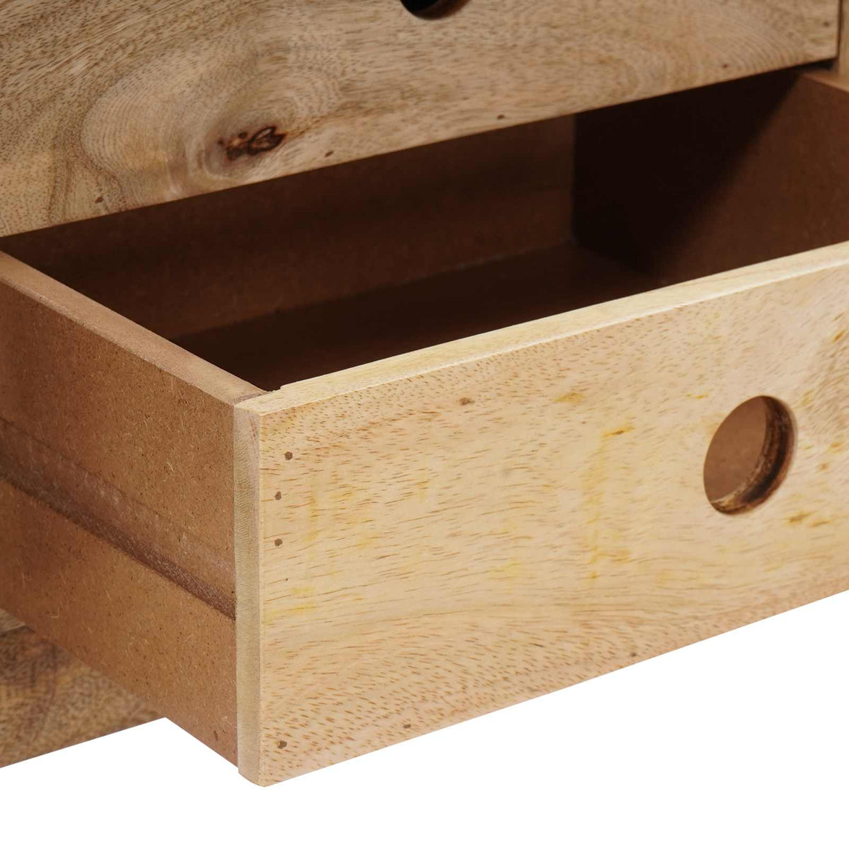 klupa 110 x 30 x 45 cm Prava koža Tamno smeđa
