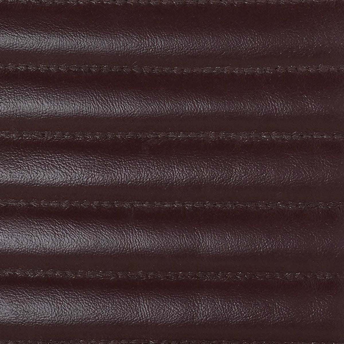 klupa 110 x 30 x 45 cm Prava koža Tamno smeđa