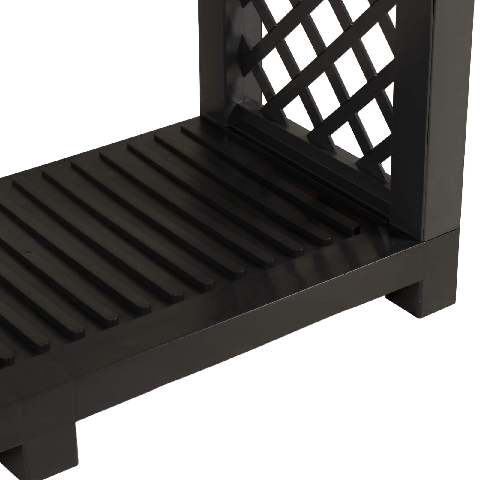 Drva za potpalu Antracit 114 x 46 x 101 cm PP