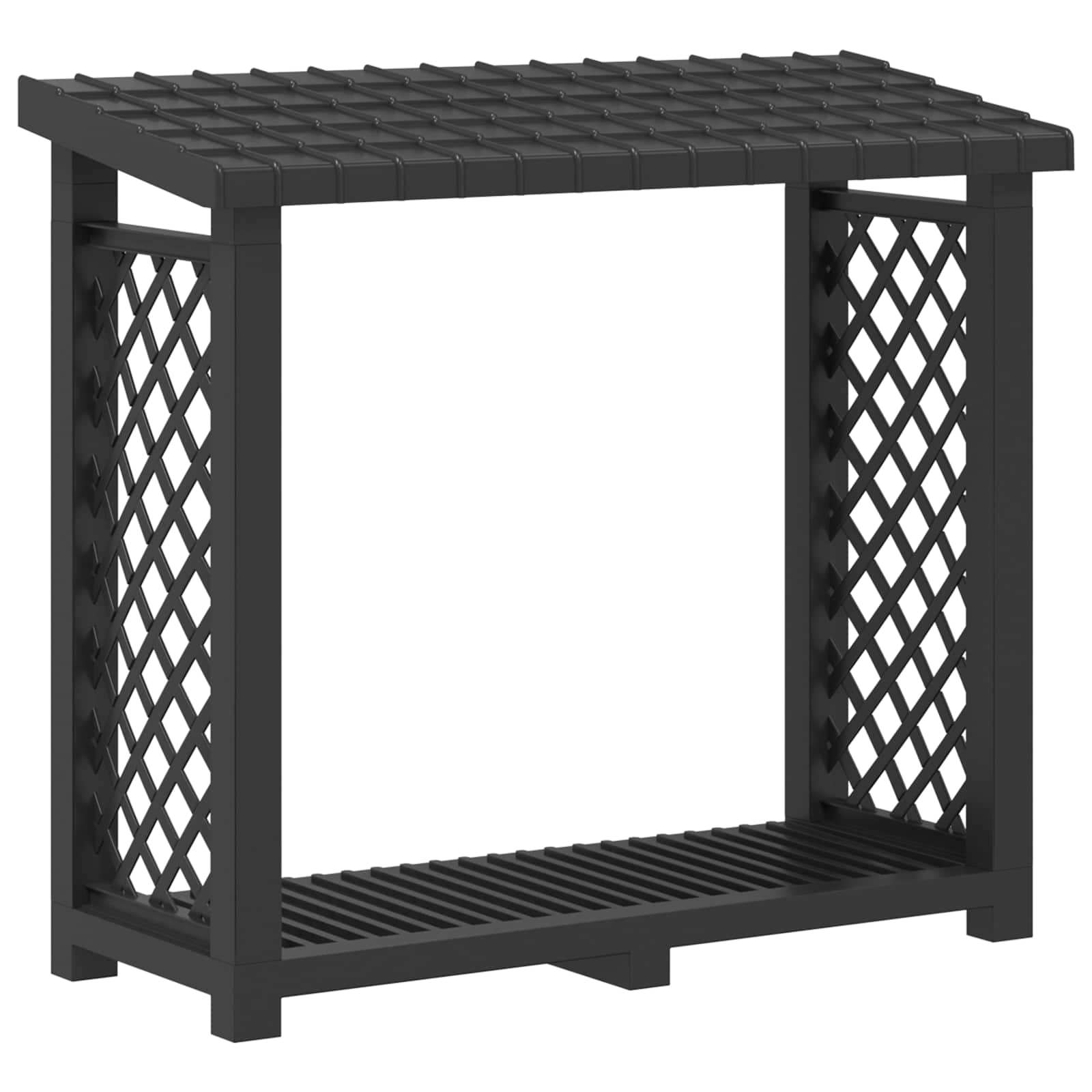 Drva za potpalu Antracit 114 x 46 x 101 cm PP