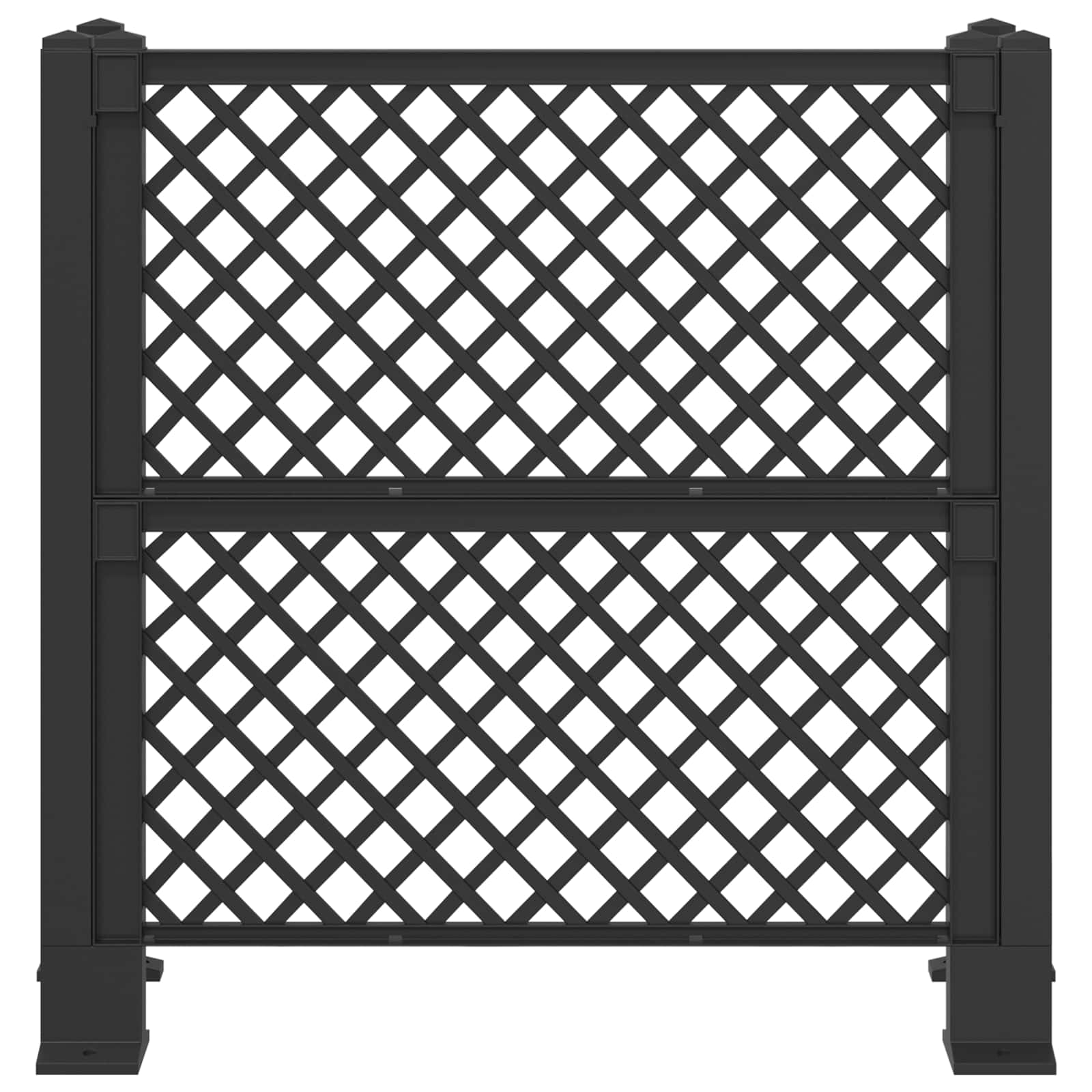 Rešetak za kantu Antracit 123 x 47 x 114 cm PP