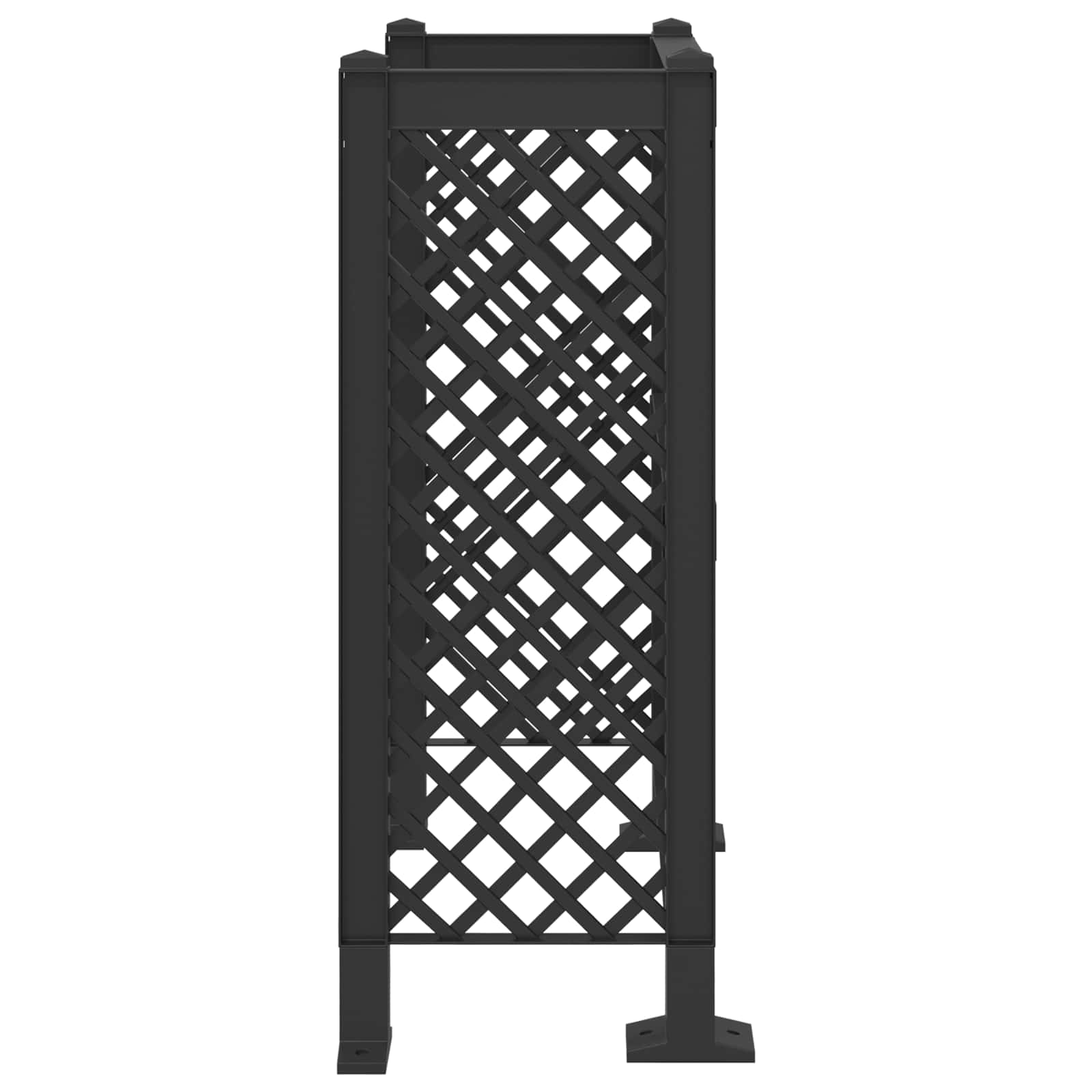 Rešetak za kantu Antracit 123 x 47 x 114 cm PP