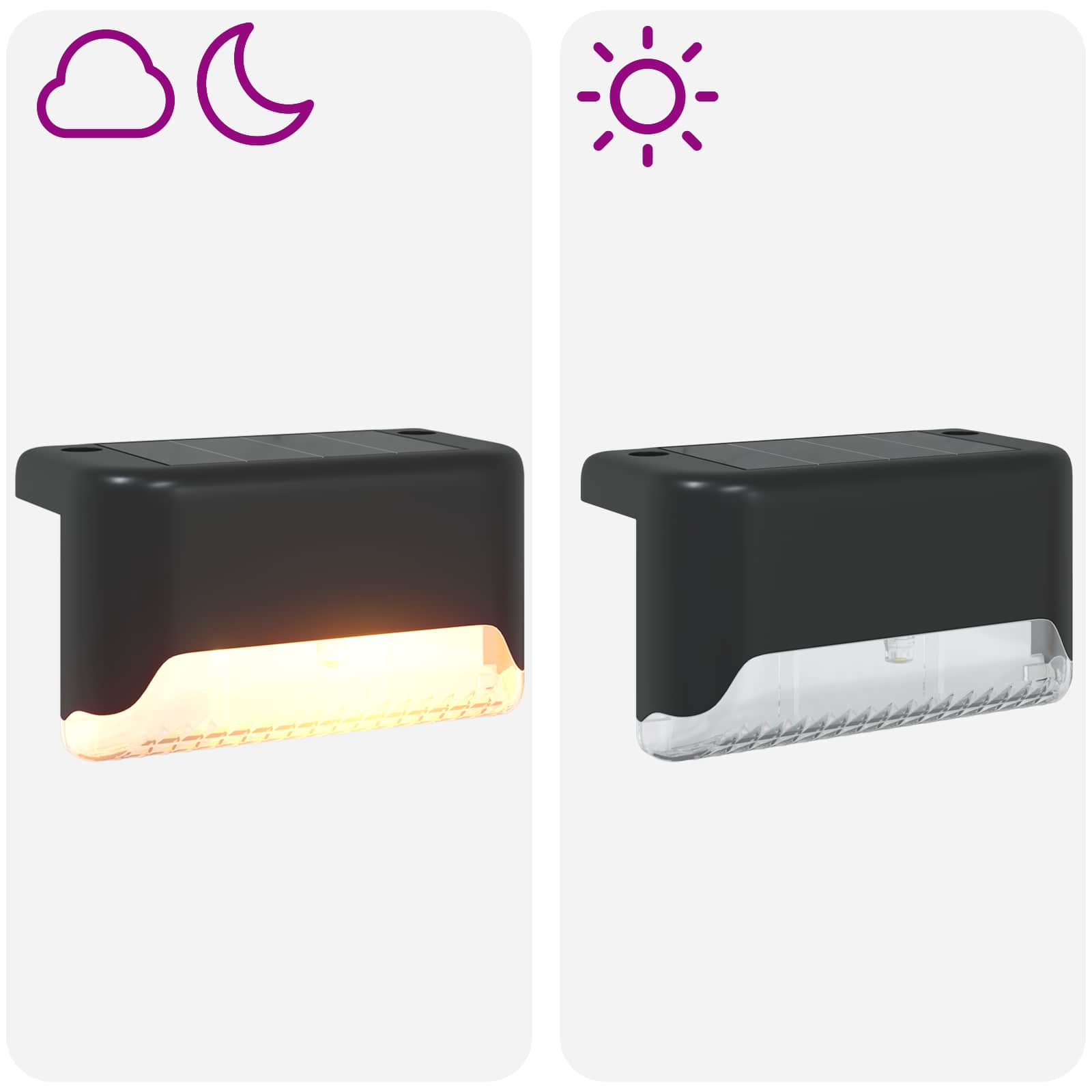 Solarna svjetla za vanjsku upotrebu s tlošcem 8 pcs 4,5 cm