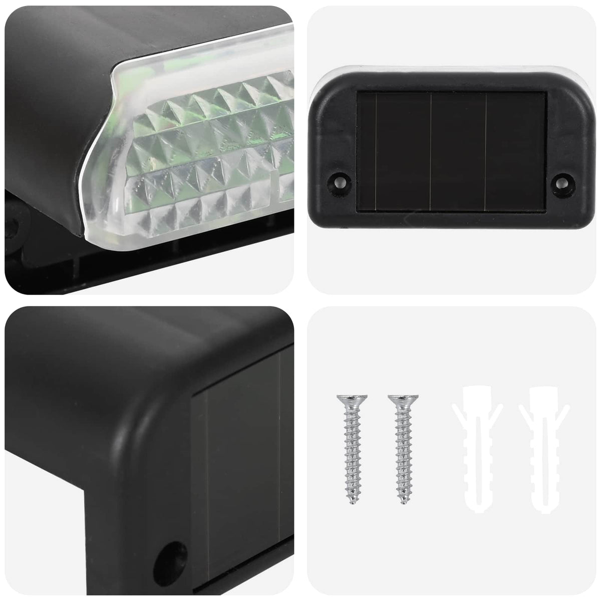 Solarna svjetla za vanjsku upotrebu s tlošcem 12 pcs 4,5 cm