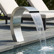 Fontana u Bazenu Srebrna 60 x 30 x 70 cm Nehrđajući čelik