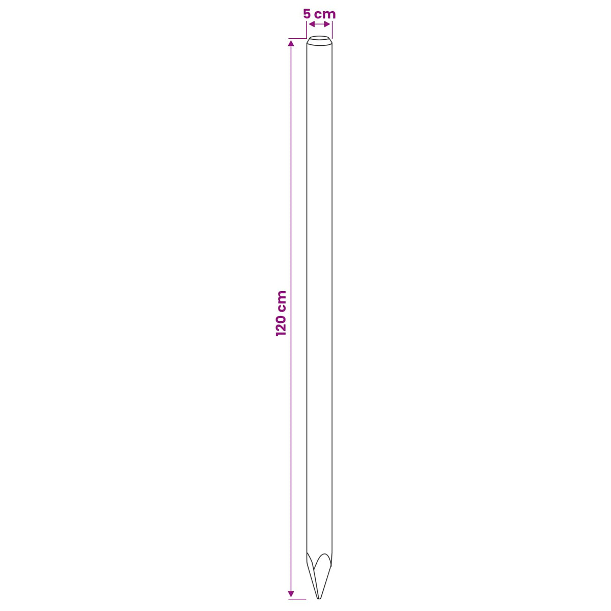 Ograde 15 kom. Zelena 120 cm Masivna borovina