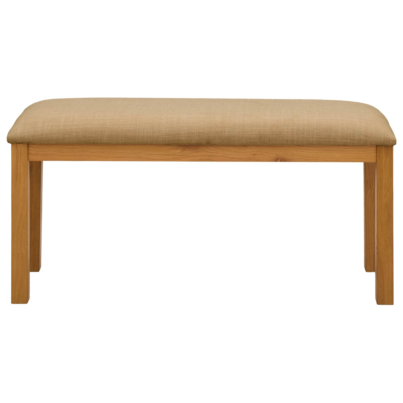 Klupa za blagovanje 95 x 32 x 45 cm Čvrsto Hrastovo Drvo Bež