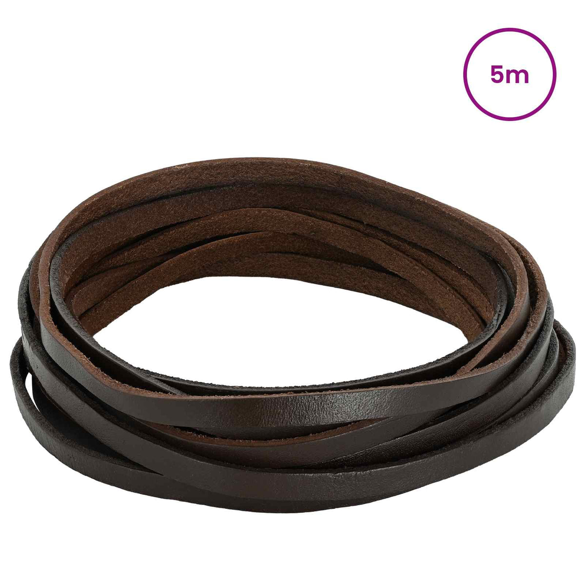 Kožni Remen Tamno smeđa 500 x 0,5 cm Koža