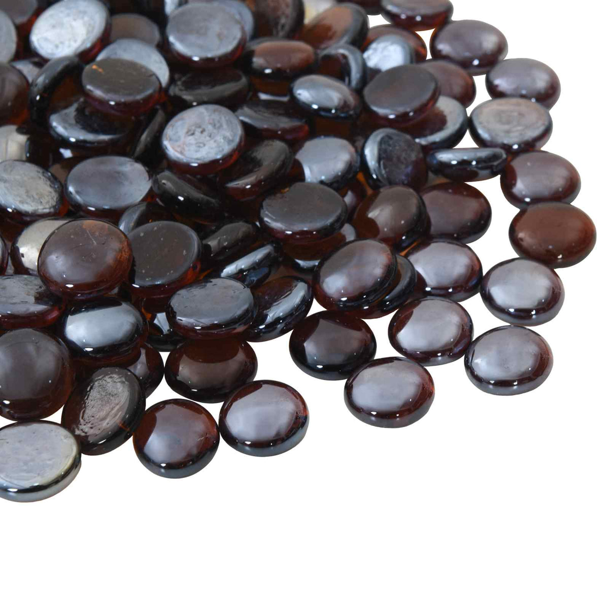 Stakleni nugget 17-19 mm Amber flash Stakl