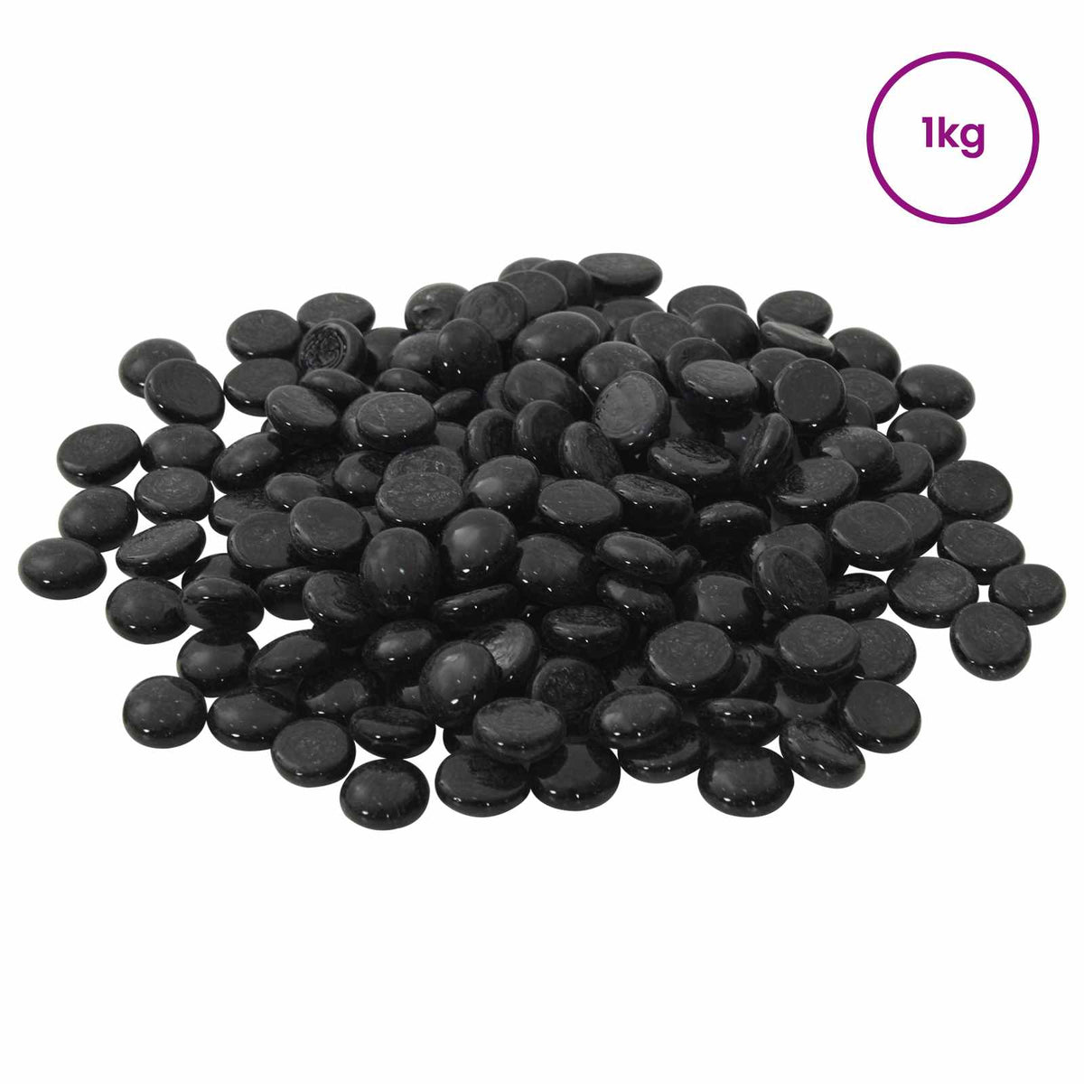 Stakleni nugget 17-19 mm Crna Stakl