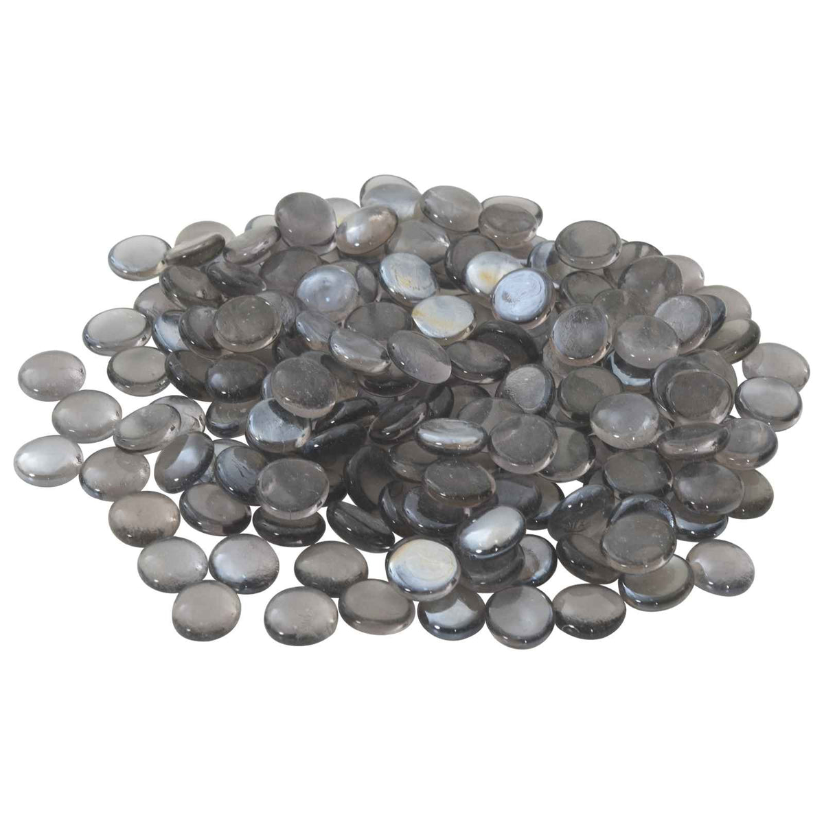 Stakleni nugget 17-19 mm Ljubičasto siva Stakl