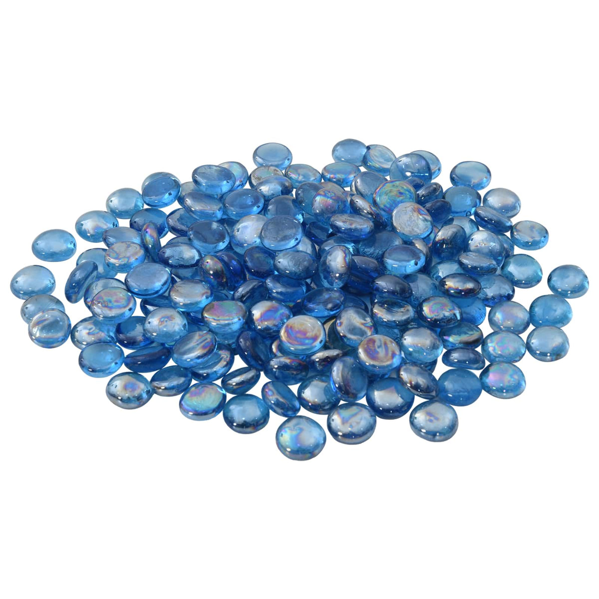 Stakleni nugget 17-19 mm Svijetlo kobalt plava Stakl