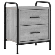 Noćni ormar Siva Sonoma 40 x 30 x 50 cm Konstruirano drvo