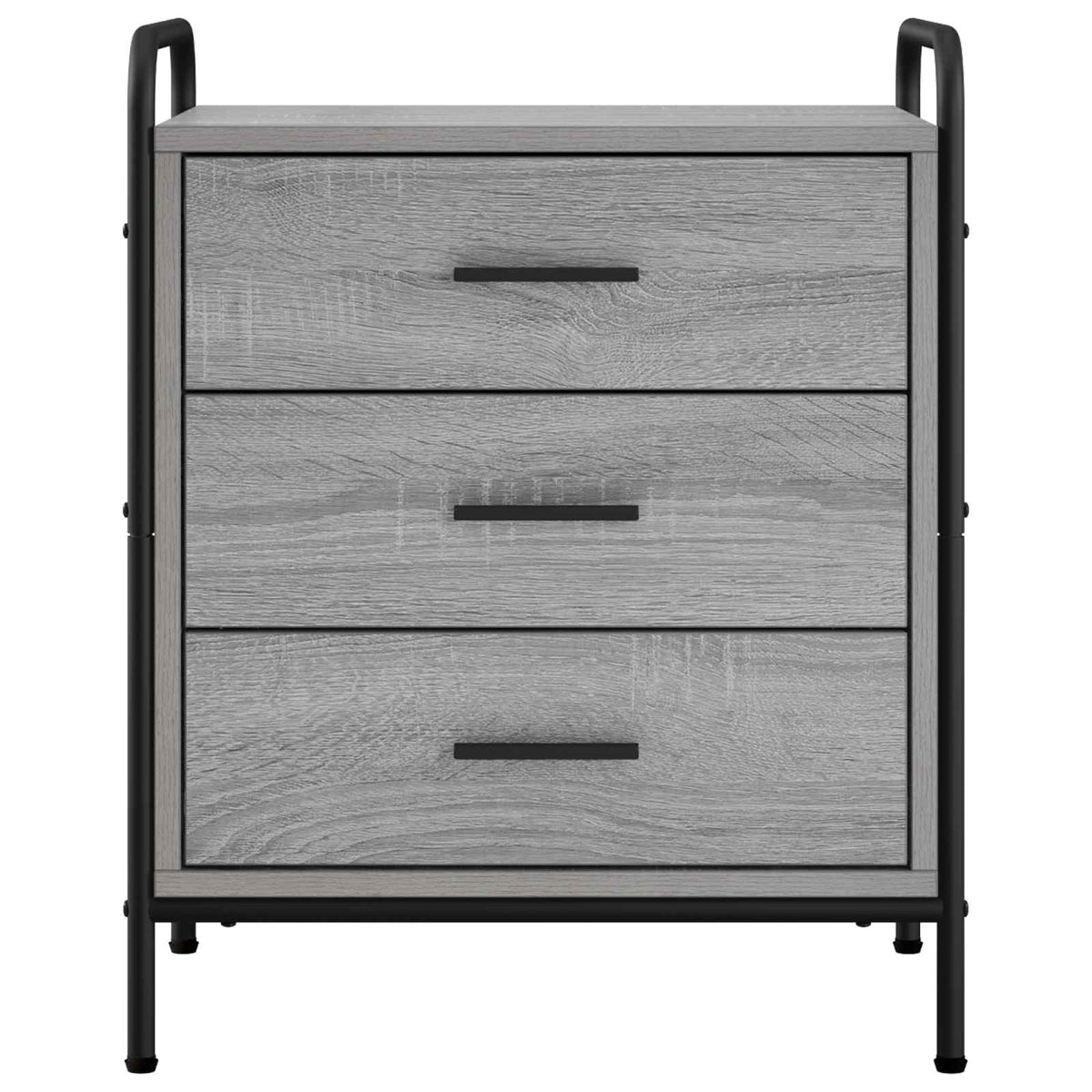 Noćni ormar Siva Sonoma 48 x 36,5 x 60 cm Konstruirano drvo