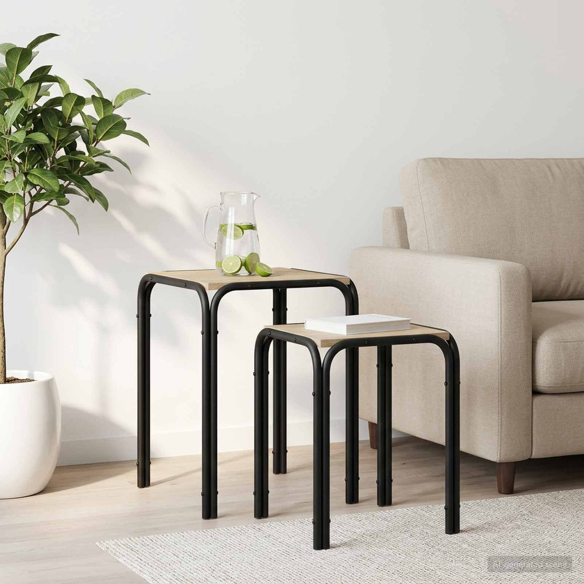Bocni stol Hrast sonoma 41 x 40 x 50 cm Konstruirano drvo