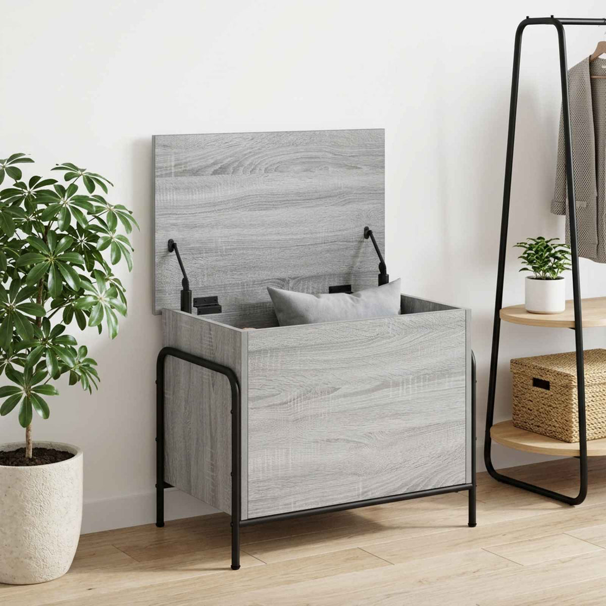 Kutija za spremanje Siva Sonoma 80 x 40 x 49,5 cm