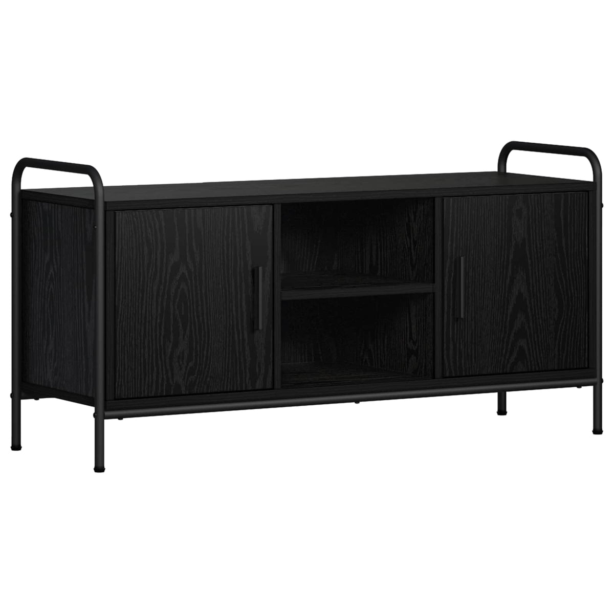TV ormar 99 x 33 x 50 cm Crni hrast Konstruirano drvo