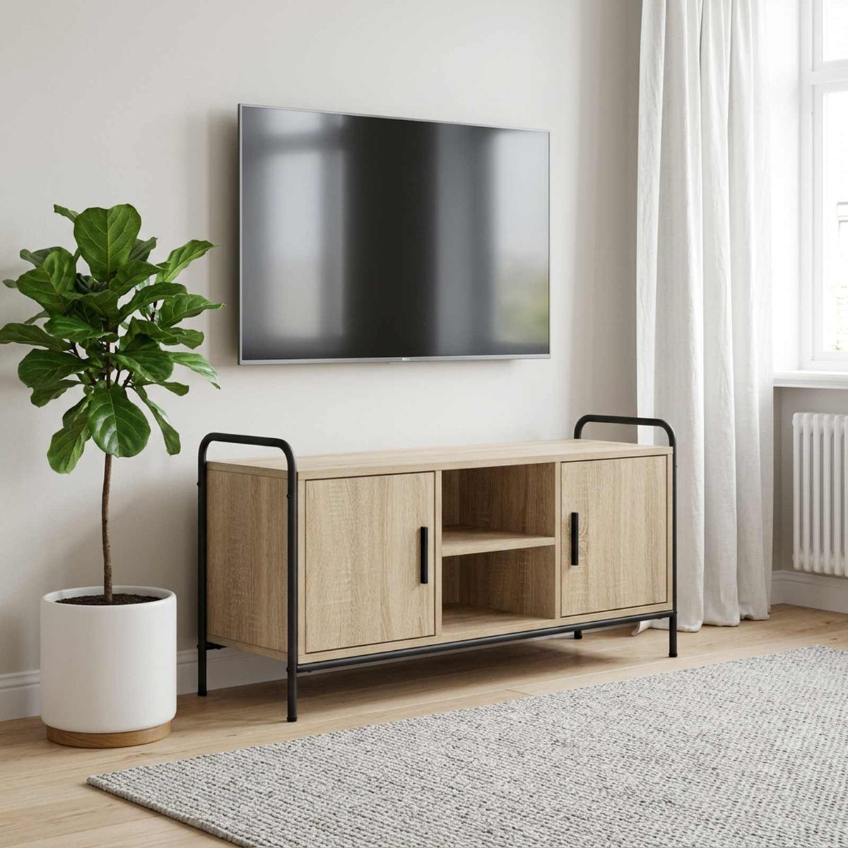 TV ormar 99 x 33 x 50 cm Hrast sonoma Konstruirano drvo