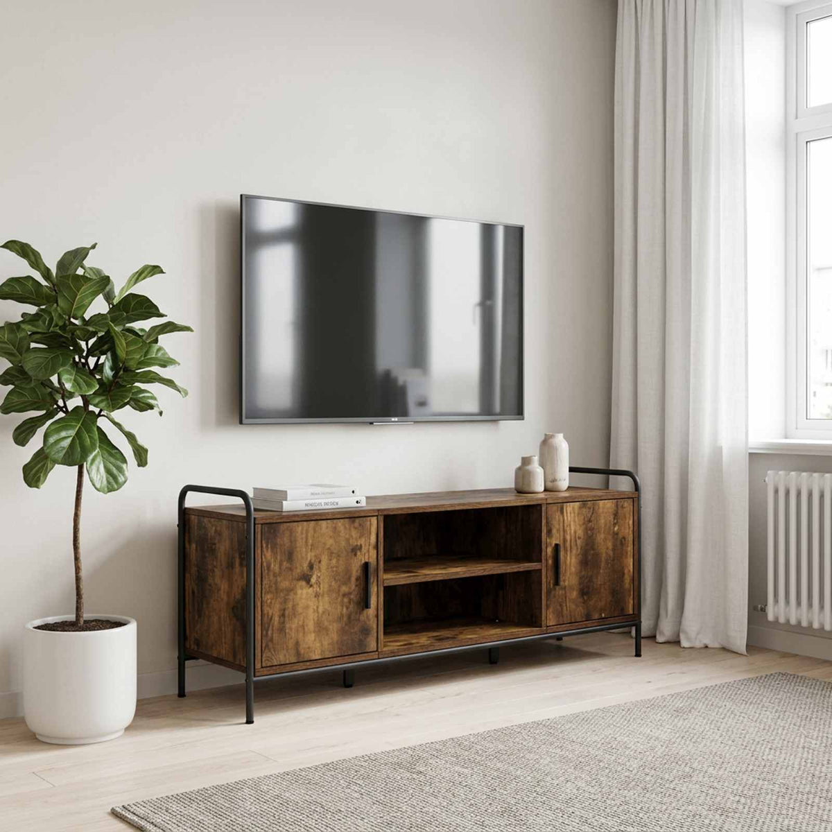 TV ormar 119 x 33 x 50 cm Dimljeni hrast