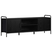 TV ormar 133 x 33 x 50 cm Crni hrast Konstruirano drvo