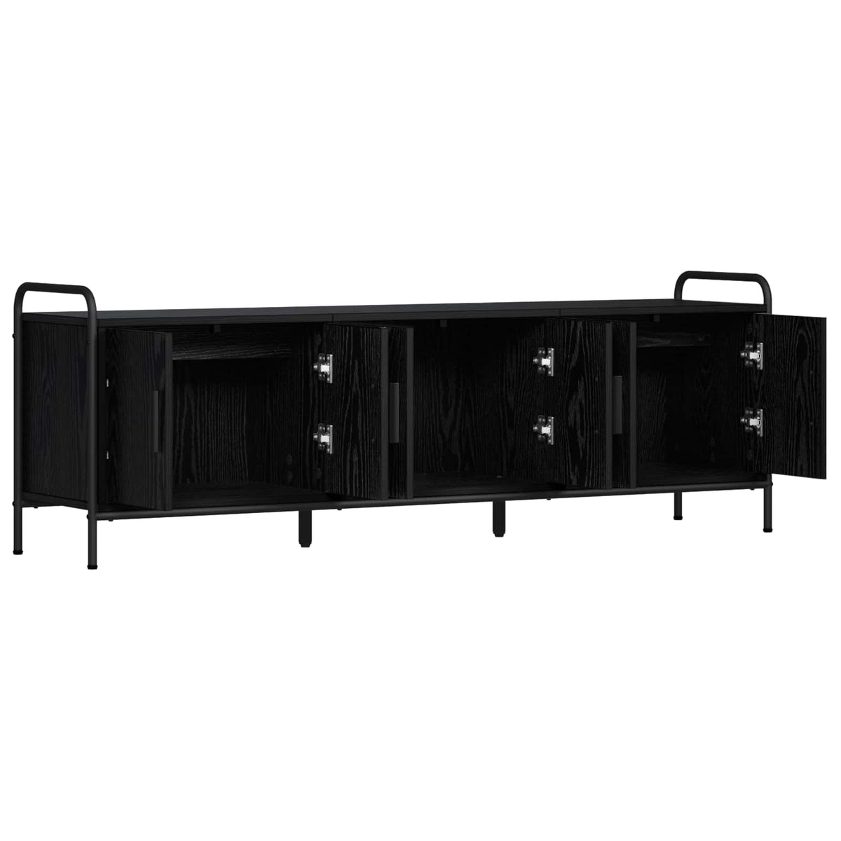 TV ormar 146 x 33 x 50 cm Crni hrast Konstruirano drvo