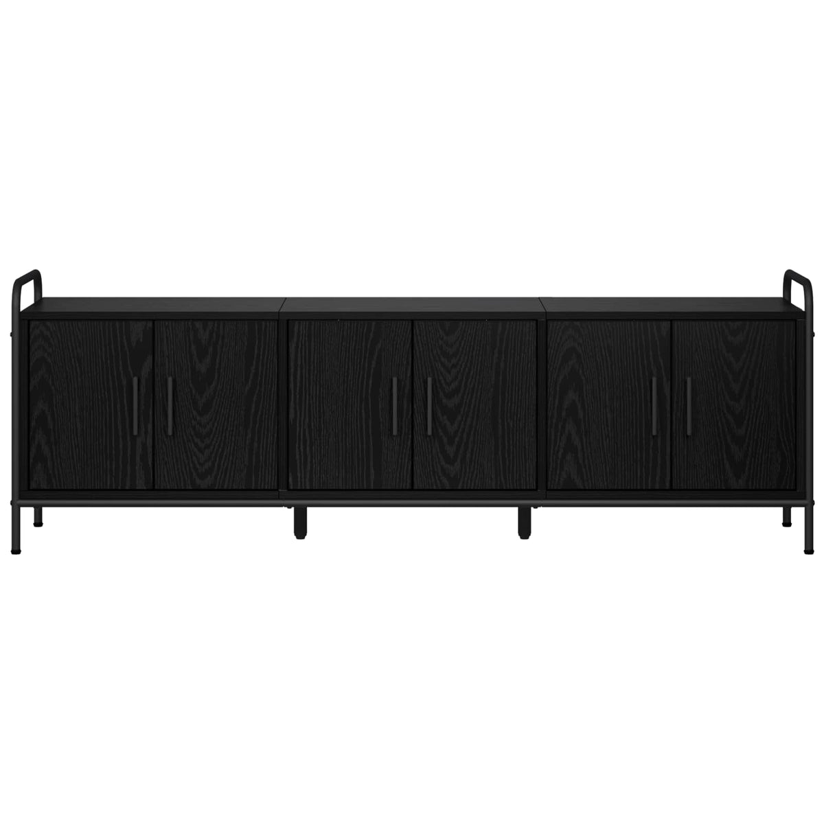 TV ormar 146 x 33 x 50 cm Crni hrast Konstruirano drvo