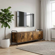 TV ormar 146 x 33 x 50 cm Dimljeni hrast Konstruirano drvo