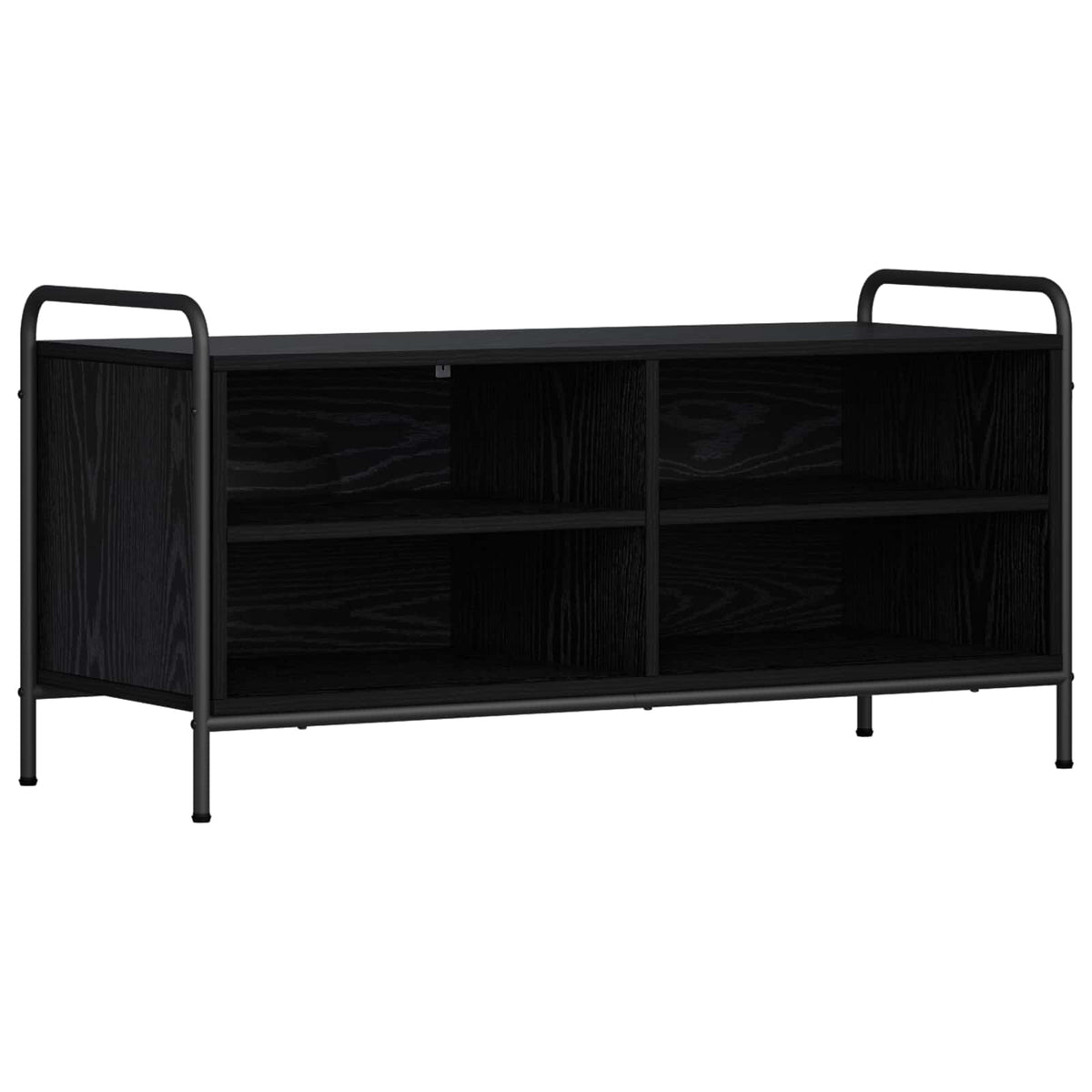 TV ormar 140 x 39,5 x 50 cm Crni hrast Konstruirano drvo