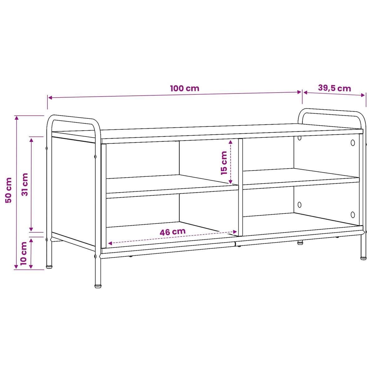 TV ormar 140 x 39,5 x 50 cm Siva Sonoma Konstruirano drvo
