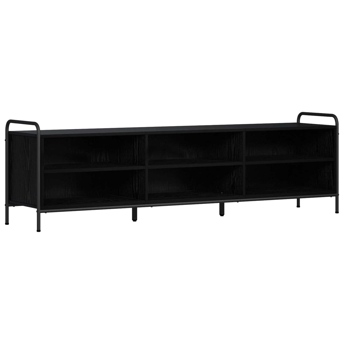 TV ormar 140 x 39,5 x 50 cm Crni hrast Konstruirano drvo
