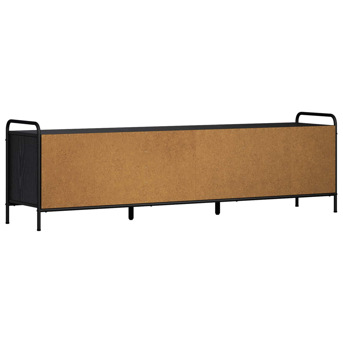 TV ormar 140 x 39,5 x 50 cm Crni hrast Konstruirano drvo