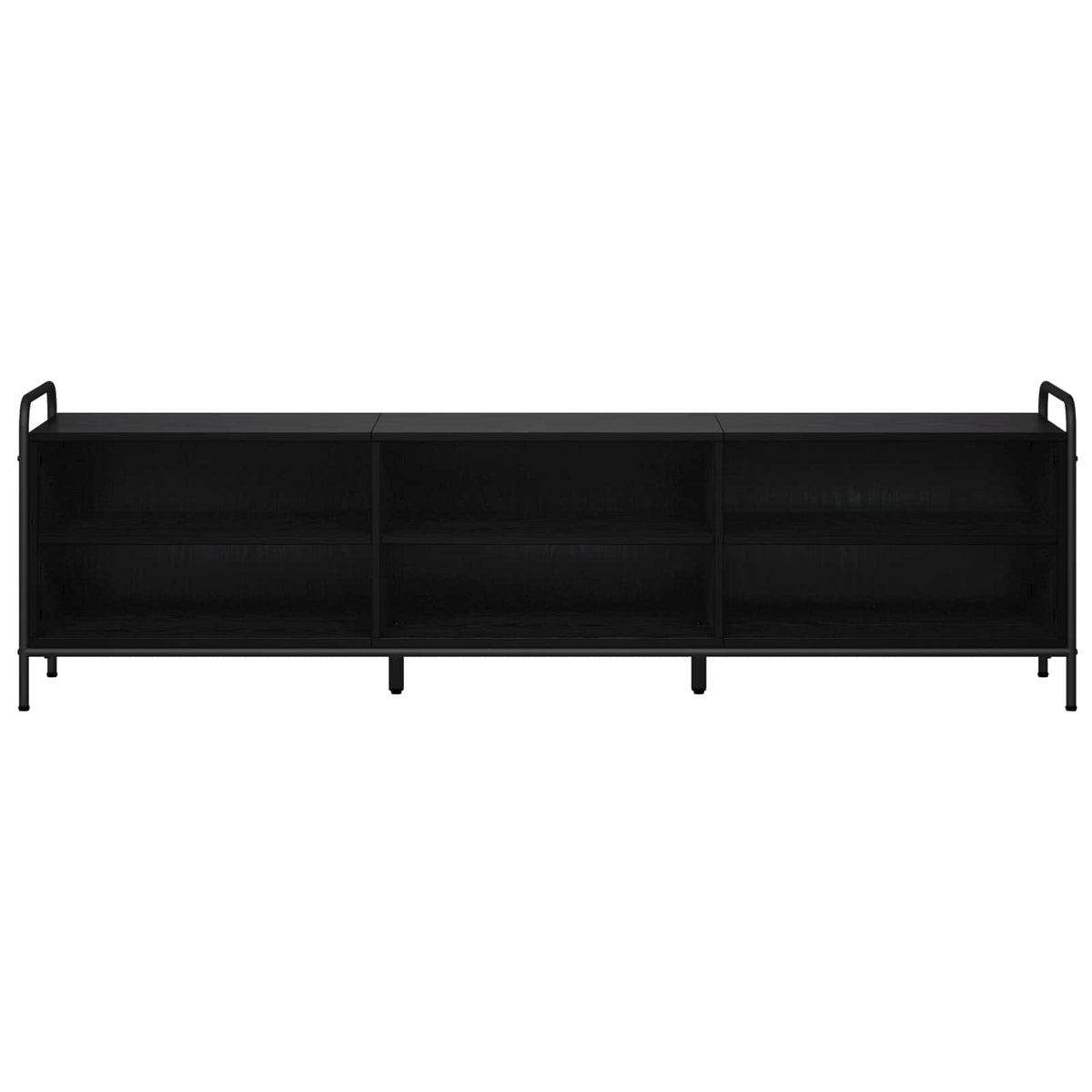 TV ormar 140 x 39,5 x 50 cm Crni hrast Konstruirano drvo