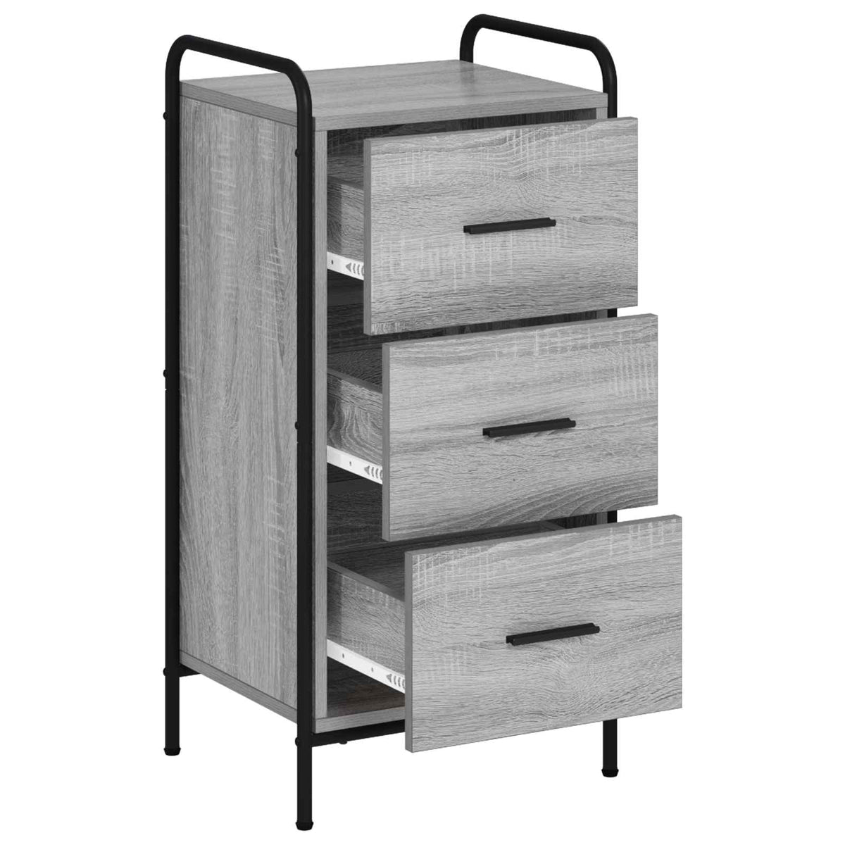 Kreveta Siva Sonoma 97 x 33 x 81 cm Konstruirano drvo