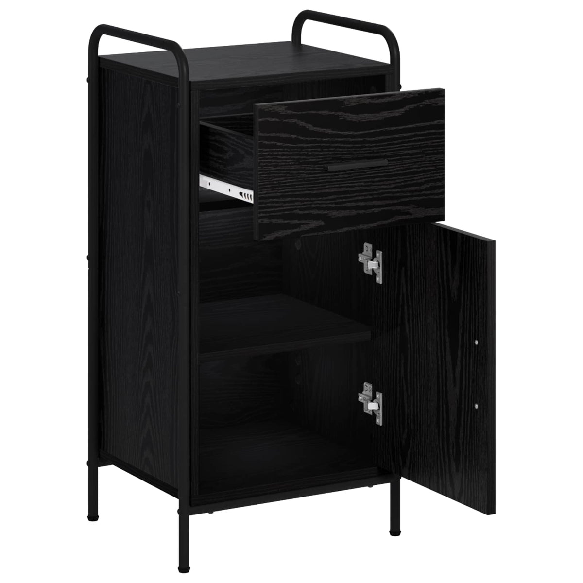 Kreveta Crni hrast 97 x 33 x 81 cm Konstruirano drvo