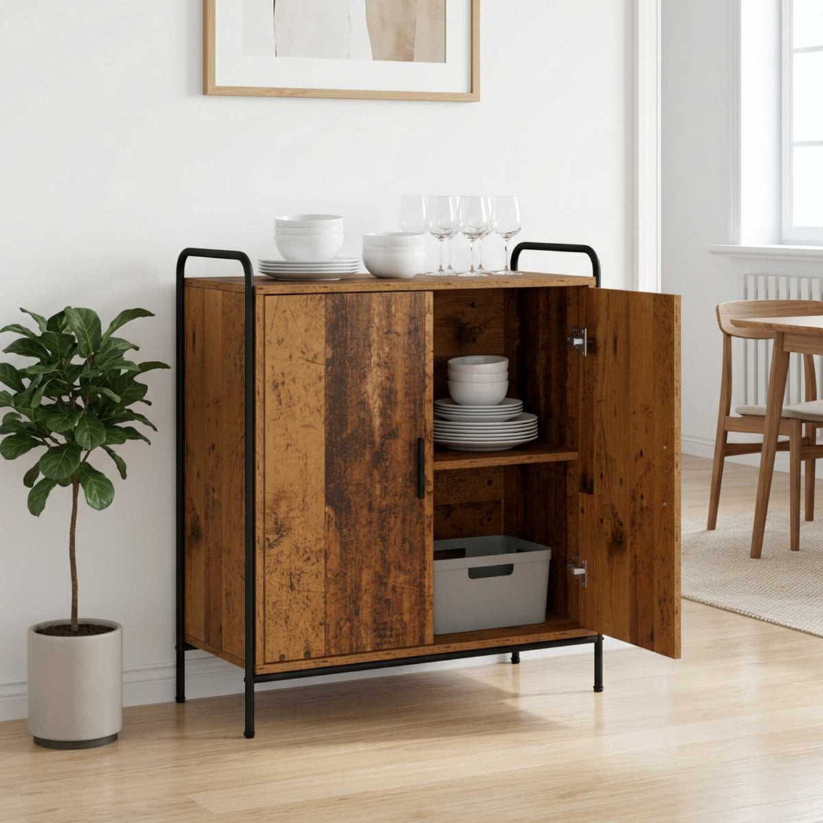 Kreveta Staro drvo 97 x 33 x 81 cm Konstruirano drvo