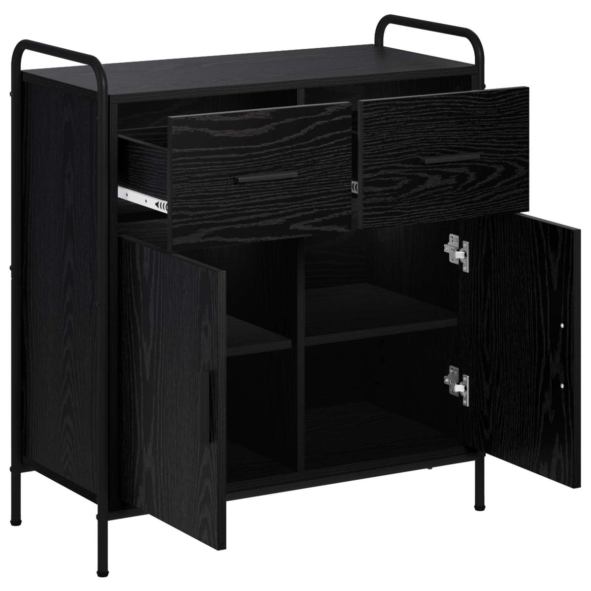 Kreveta Crni hrast 97 x 33 x 81 cm Konstruirano drvo