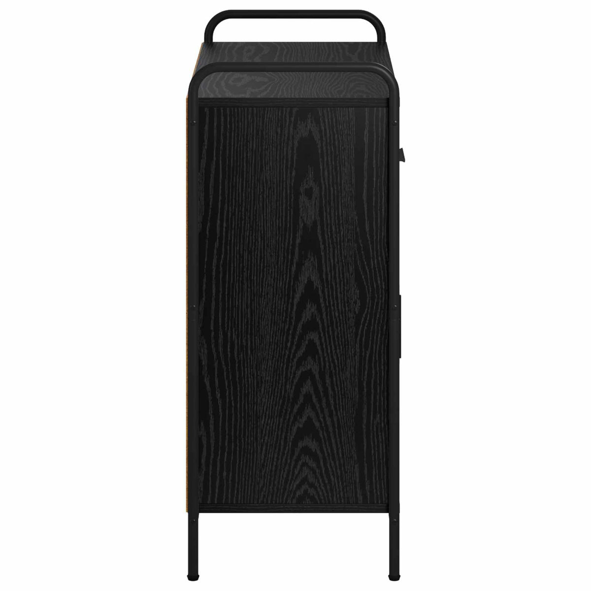 Kreveta Crni hrast 97 x 33 x 81 cm Konstruirano drvo