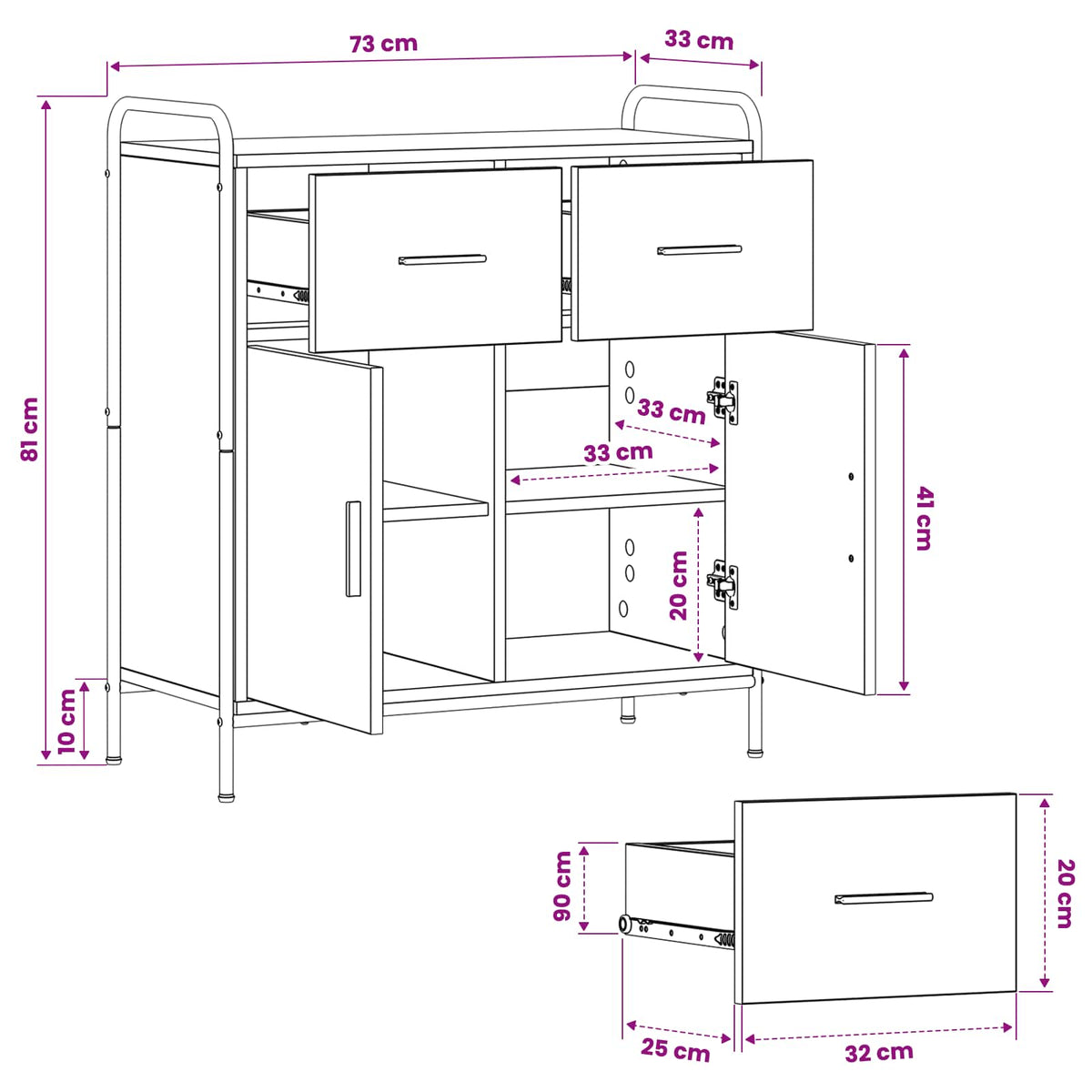 Kreveta Staro drvo 97 x 33 x 81 cm Konstruirano drvo