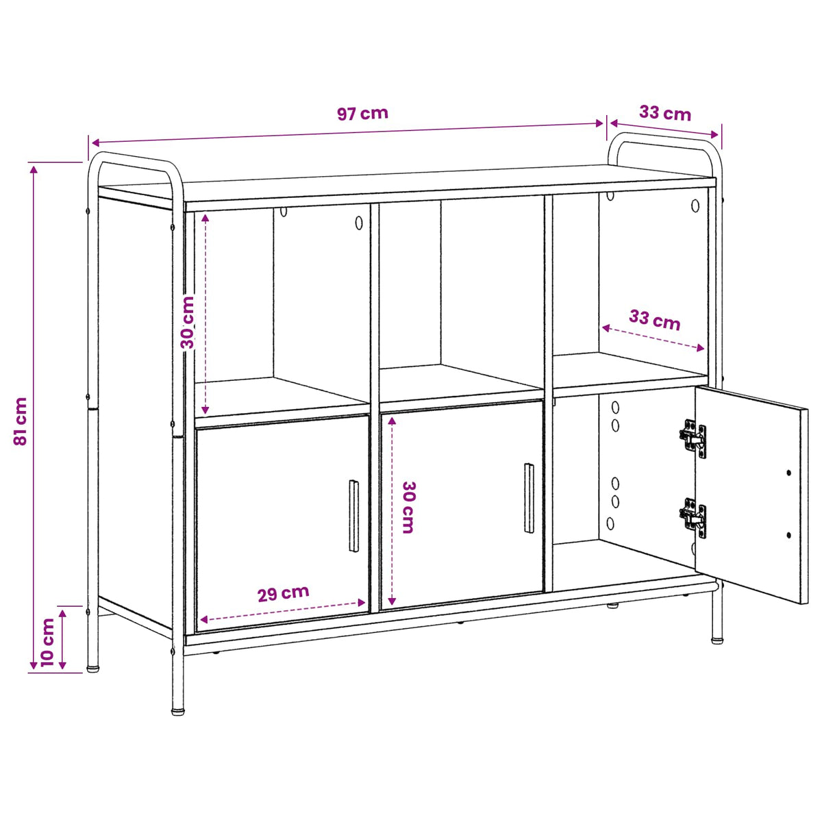 Kreveta Hrast sonoma 97 x 33 x 81 cm Konstruirano drvo